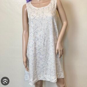 Cynthia Rowley Floral Linen Shift Dress